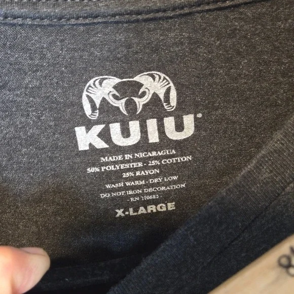 KUIU Mens XL T-shirt Lot Of 2 Ultralight Hunting Long Sleeve Gray - Picture 7 of 11